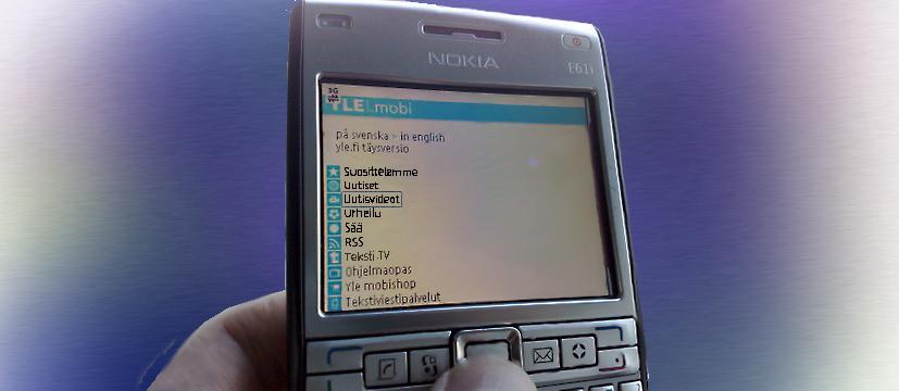 Nokia E61 ja Yle.mobi